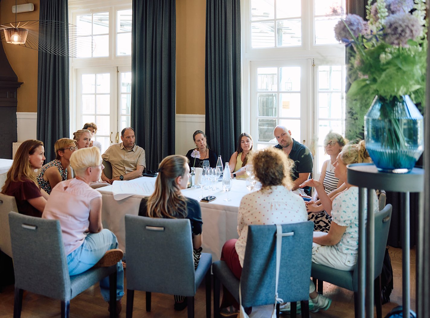 Collega's van RIBW K/AM tijdens een workshop